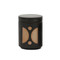 FORM 12 OZ BLACK GLAZED CERAMIC WITH LID - PALO SANTO SUEDE, FR1202