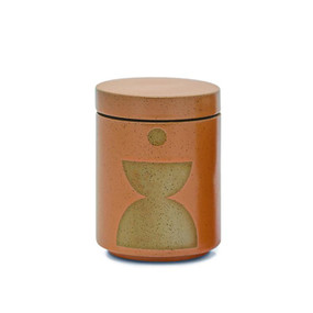 FORM 12 OZ BURNT SIENNA GLAZED CERAMIC WITH LID - WILD FIG & VETIVER, FR1205