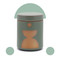 FORM 12 OZ DARK GREEN MATTE HOURGLASS TEXTURED CERAMIC - SPANISH MOSS, FR1206