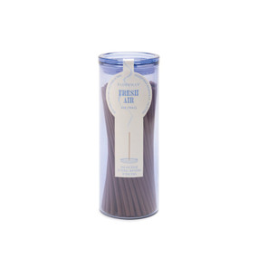 HAZE 100 COUNT INCENSE STICKS IN LAVENDER MILKY GLASS JAR - FRESH AIR, IN0003