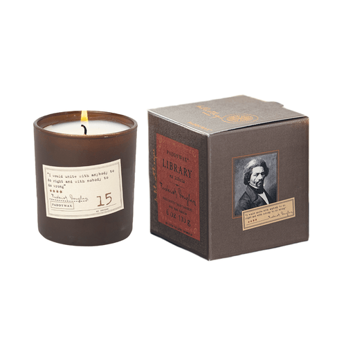 LIBRARY 6 OZ BOXED GLASS - FREDERICK DOUGLASS, GL16