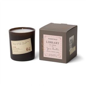 LIBRARY 6 OZ BOXED GLASS - JANE AUSTEN, GL02