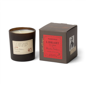 LIBRARY 6 OZ BOXED GLASS - CHARLES DICKENS, GL05