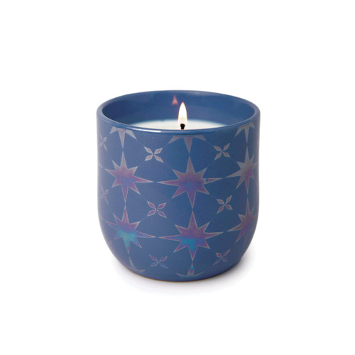 LUSTRE 10 OZ MATTE BLUE CERAMIC - DIAMOND PATTERN, SAPPHIRE WATERS, LU1001