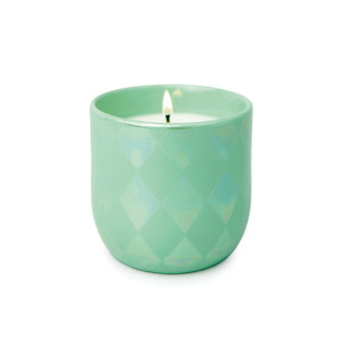 LUSTRE 10 OZ MATTE JADE CERAMIC - DIAMOND PATTERN, MATCHA & MINT, LU1003