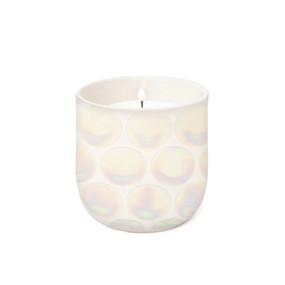 LUSTRE 10 OZ MATTE IVORY CERAMIC - DOT PATTERN, TOBACCO VANILLA, LU1004