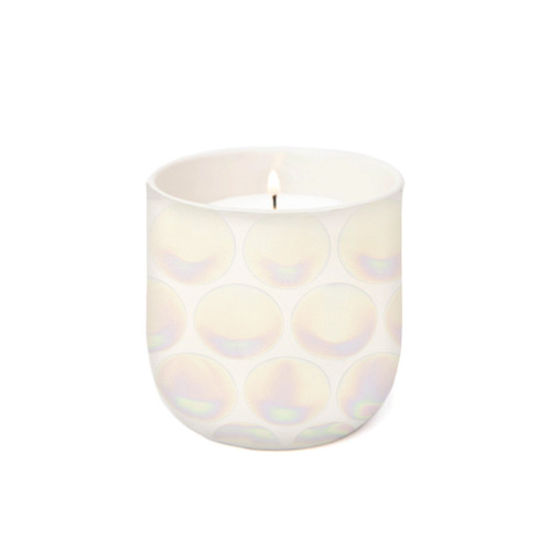 LUSTRE 10 OZ MATTE IVORY CERAMIC - DOT PATTERN, TOBACCO VANILLA, LU1004