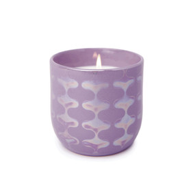 LUSTRE 10 OZ MATTE LAVENDER CERAMIC - LAVA LAMP PATTERN, LAVENDER & FERN, LU1005