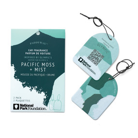 PARKS OLYMPIC CAR FRAGRANCE, 2 PACK - PACIFIC MOSS +  MIST, PKCF007