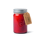 RELISH JAR 9.5 OZ RED GLASS - POMEGRANATE & SPRUCE, RJ804
