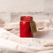RELISH JAR 9.5 OZ RED GLASS - POMEGRANATE & SPRUCE, RJ804