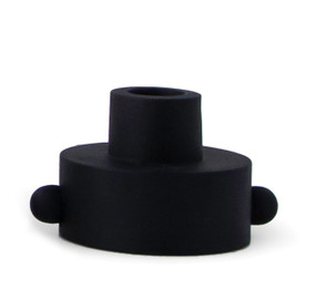 DUAL-FUNCTION TAPER + TEA LIGHT HOLDER, BLACK, THA001