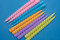 TWISTED TAPER 10" TALL VIOLET BOXED CANDLES, 2 PER PACK, TTC1001