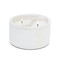 YING & YANG 11 OZ WHITE MATTE CERAMIC - BLACK SALT (BLACK WICK) / TEAKWOOD (WHITE WICK), YY1004
