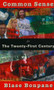COMMON SENSE FOR THE TWENTY-FIRST CENTUR by Blase Bonpane, 9781888996562