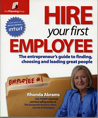 Hire Your First Employee by Rhonda Abrams, 9781933895130