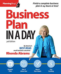 Business Plan In A Day by Rhonda Abrams, 9781933895376