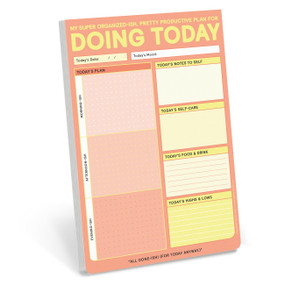 Doing Today Pad (My Super Organized-Ish, Pretty Productive Planner Pad) by Knock Knock, 9781683494119