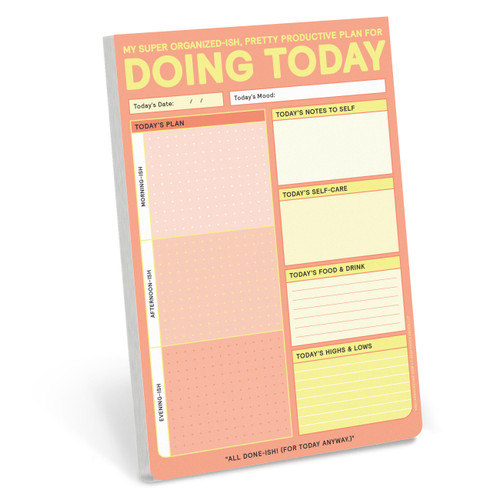 Doing Today Pad (My Super Organized-Ish, Pretty Productive Planner Pad) by Knock Knock, 9781683494119