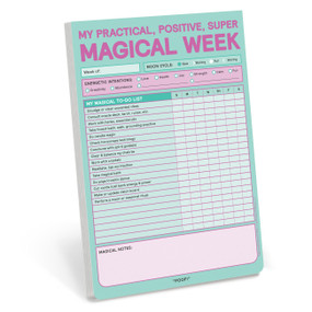 Magical Week Pad (My Practical, Positive, Super Magical To-Do List Pad) by Knock Knock, 9781683494126
