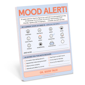 Today's Mood Nifty Note Pad by Knock Knock, 9781683494249