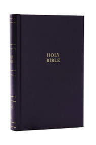 NKJV Personal Size Large Print Bible with 43,000 Cross References, Black Hardcover, Red Letter, Comfort Print by Thomas Nelson, 9781400335381
