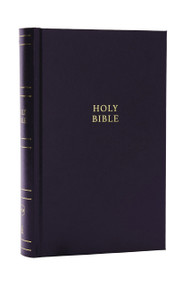 NKJV Personal Size Large Print Bible with 43,000 Cross References, Black Hardcover, Red Letter, Comfort Print by Thomas Nelson, 9781400335381