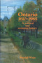 Ontario 1610-1985 by Randall White, 9780919670983