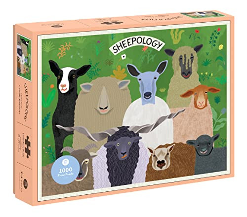 Sheepology 1000-Piece Puzzle by Camilla Pintonato, 9781797225609