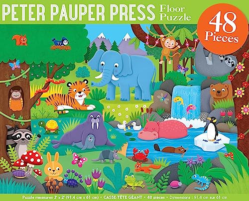 Animal Kingdom Floor Puzzle by Helen Graper, 9781441341471
