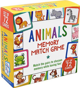 Animals Memory Match Game (Set of 72 cards), 9781441341723
