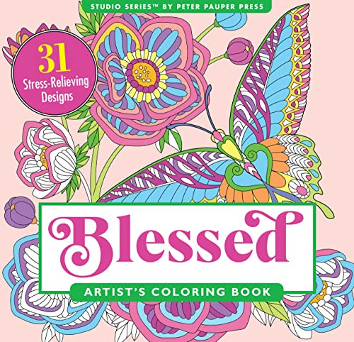 Blessed Adult Coloring Book, 9781441340849