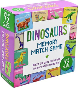 Dinosaurs Memory Match Game (Set of 72 cards), 9781441341730