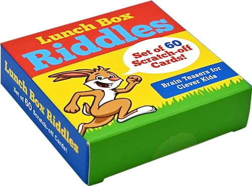 Lunch Box Riddles Scratch-Off Deck (60 cards), 9781441341273