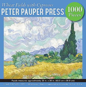 Wheat Fields with Cypresses 1000-Piece Puzzle by Vincent Van Gogh, 9781441342027