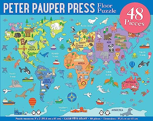 World Map Floor Puzzle, 9781441341488