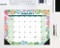 Succulent 2024 22" x 17" Large Monthly Deskpad by Willow Creek Press, 9781549238772