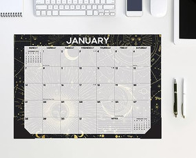 Celestial 2024 17" x 12" Desk Pad by Willow Creek Press, 9781549239007