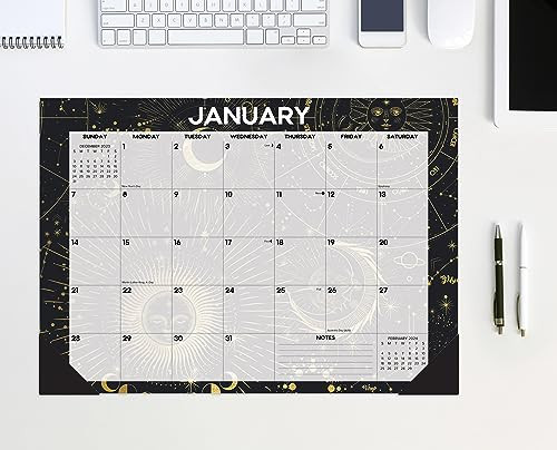 Celestial 2024 17" x 12" Desk Pad by Willow Creek Press, 9781549239007