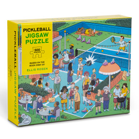Pickleball Jigsaw Puzzle (500-Piece Jigsaw Puzzle Based on the Book Dink! (With 10 Hidden Pickleballs to Find)) by Ellis Rosen, 9781454951872