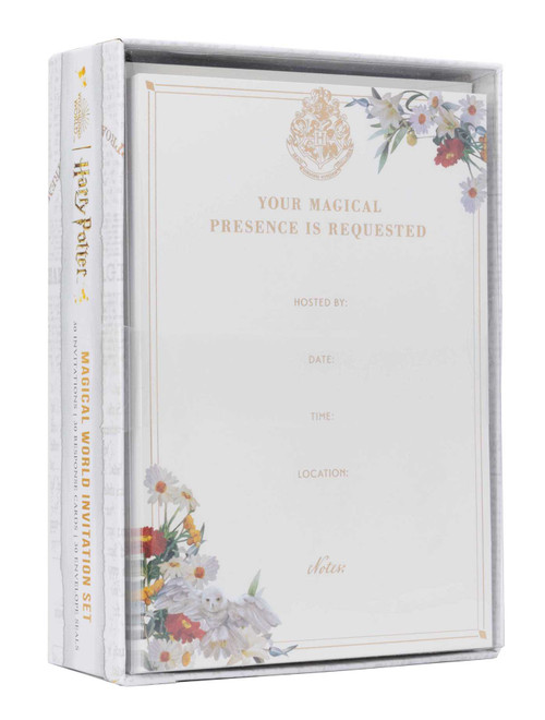 Harry Potter: Magical World Invitation Set (Set of 30) by Insights, 9798886633733