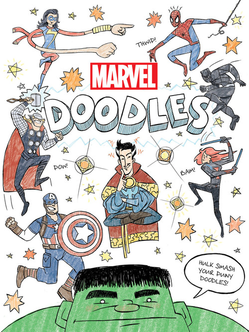 Marvel: Doodles by Marvel Press Book Group, 9781484786369