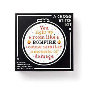 Like a Bonfire Cross Stitch Kit by Brass Monkey, Mudpuppy, 9780735376991