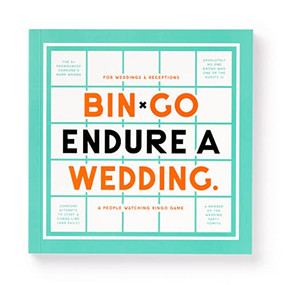 Bin-go Endure A Wedding Bingo Book by Brass Monkey, Mudpuppy, 9780735377066