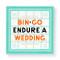 Bin-go Endure A Wedding Bingo Book by Brass Monkey, Mudpuppy, 9780735377066