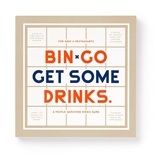Bin-go Get A Few Drinks Bingo Book by Brass Monkey, Mudpuppy, 9780735377073