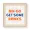 Bin-go Get A Few Drinks Bingo Book by Brass Monkey, Mudpuppy, 9780735377073