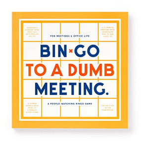 Bin-go To A Dumb Meeting Bingo book by Brass Monkey, Mudpuppy, 9780735377080