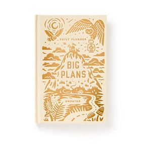 Big Plans Undated Standard Planner by Brass Monkey, Galison, 9780735377110