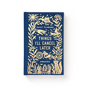 Things I'll Cancel Later Undated Mini Planner by Brass Monkey, Galison, 9780735377127